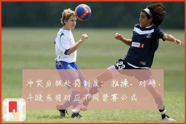 冲突分级处罚制度：推搡、对峙、斗殴或将对应不同禁赛公式