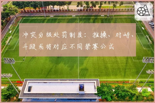 冲突分级处罚制度：推搡、对峙、斗殴或将对应不同禁赛公式